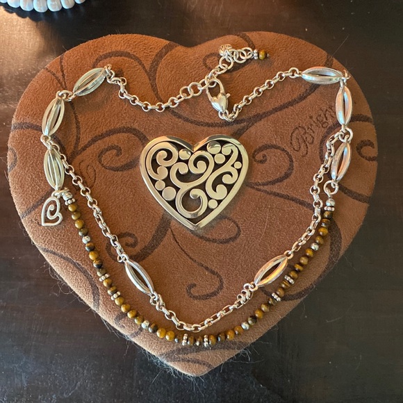 Brighton Jewelry - Brighton two-toned layered necklace in EUC.